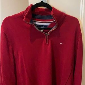 Tommy Hilfiger 1/4 zip pullover sweater